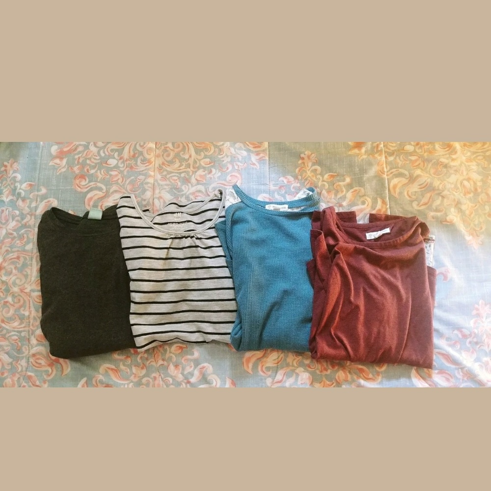 Girls size 14 long sleeve shirts